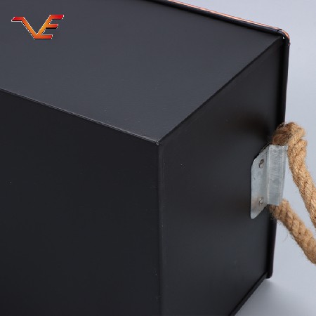 雜物收納盒帶內(nèi)格套裝批發(fā) 客廳零食儲物盒復古鐵皮工藝跨境爆款
