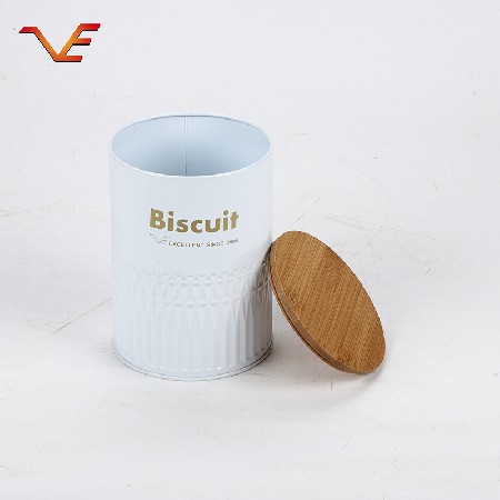 直銷訂造白色鉆石紋鐵質(zhì)帶蓋收納罐茶葉罐 廚房調(diào)味料整理收納罐