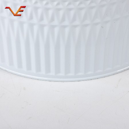 直銷訂造白色鉆石紋鐵質(zhì)帶蓋收納罐茶葉罐 廚房調(diào)味料整理收納罐