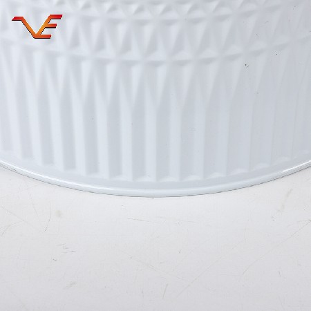 加工定制白色鉆石紋鐵質(zhì)收納罐茶葉罐 收納罐套裝 歡迎咨詢定制