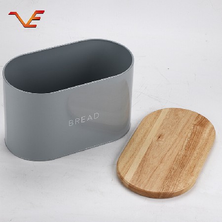直銷可印logo收納罐 廚用木蓋調(diào)味料收納盒 鍍鋅鐵質(zhì)可定造收納罐