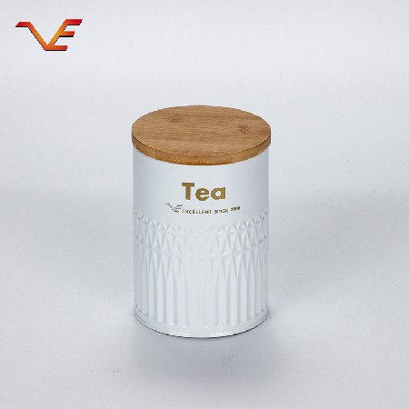廠家直銷 時(shí)尚簡約白色鐵藝儲(chǔ)物密封罐 家用分類收納儲(chǔ)物鐵罐套裝