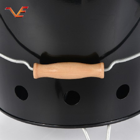 便攜式小型BBQ戶外圓形燒烤桶批發(fā) 野營木炭烤爐燒烤用帶隔網(wǎng)