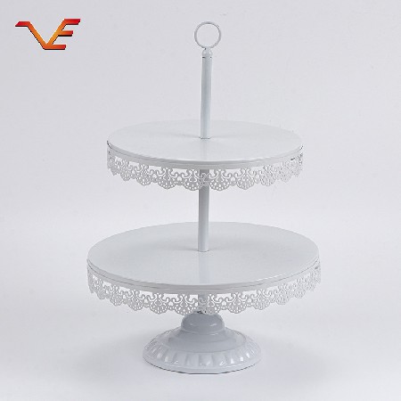 歐式鐵藝點心蛋糕架批發(fā) 蛋糕架托盤甜品展示架ins風單層多層托盤