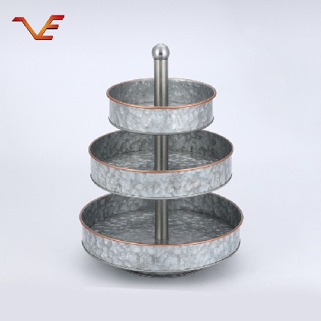 復古三層蛋糕架多層展示架下午茶點心甜品可放置創(chuàng)意擺件廠家直供
